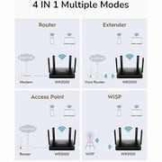 Cudy AX3000 WiFi 6 Router – 802.11ax Wireless Dual Band Gigabit Internet Router, VPN Compatible, MU-MIMO, WireGuard, Cudy Mesh Compatible WR3000