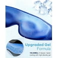 thumbnail image 4 of Contoured Gel Ice Eye Mask FSA HSA Eligible: Cold Compress for Puffy Eyes, Dark Circles, Sinus Pressure & Post-Surgery Relief, Reusable Cooling Therapy, Fits All Head Sizes, Daily Eye Care, 4 of 7