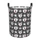 thumbnail image 1 of Balery Husky Cesta de ropa redonda con asas, impermeable, independiente, para ropa, juguetes, dormitorio y familia-Medium, 1 of 6