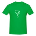 thumbnail image 5 of Faith Men'S Basic Short Sleeve T-Shirt Green Small, 5 of 5