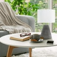 thumbnail image 2 of Simple Designs Pinnacle Concrete Table Lamp, Black, 2 of 8