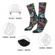 thumbnail image 5 of Balery Watercolor Floral Paisley Calcetas Largas con Estampado para Hombre y Mujer – Suaves y Transpirables, Talla Única (US 5-11), 5 of 6