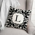 thumbnail image 3 of Creative Products L Monogram 18x18 Indoor / Outdoor Pillow, 3 of 3