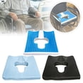 thumbnail image 2 of Bed Sore Cushions for Butt, Anti-Pressure Wheelchair Seat Cushion, Bedsore Pressure Relief Pillow, Triangular Opening Gel Cushion for Tailbone Pain, Waterproof Core Coccyx Support Pad,Grey, 2 of 6