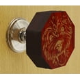 thumbnail image 2 of IBA Indianbeautifulart Boutons Rouges Gravés Lot de 10 Boutons de Porte en Bois pour Tiroir, 2 of 3