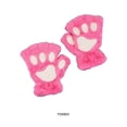 thumbnail image 2 of Qarigey Poliéster Regalos pensativos Guantes sin dedos de moda con garra de oso Guantes de medio dedo Rojo rosa lindo Type3 NO3, 2 of 6