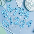 thumbnail image 7 of Blue dog paw 4 number birthday candle (number 4 candle), suitable for dog birthday number candles, blue party decorations, birthday cake decorations, 7 of 7