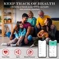 thumbnail image 2 of Monitor de actividad física Smart Health Ring Milavan, plateado, 2 of 9