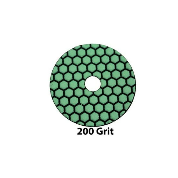RTC Products GP4DRY200 4 in. Dry Diamond Pad&#44; 200 Grit