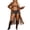 Brown, variant on Women's Plus Size Fringe Open Front Cardigans Vintage Long Sleeve Tassel Cardigan Jacket with Beaded Casual Western Cowgirl Mid Long Outerwear