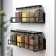 thumbnail image 1 of Aparatos de cocina, accesorios de cocina, utensilios de cocina, estante magnético para especias de pared para refrigerador, para especias, botellas y frascos. No requiere perforación. Disponible en 2, 1 of 7
