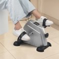 thumbnail image 3 of Ktaxon Portable Mini Bike Desk Exercise, Home Office Mini Peddle Bike with LCD Screen, 220 lb Maximum Weight (Silver), 3 of 5
