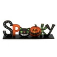 thumbnail image 3 of 2 Pieces Halloween Wooden Centerpiece Signs Halloween Table Decorations Halloween Table Toppers Halloween Decorations for Home Classroom Kitchen,9.8 x 2.4 x 1.6 Inches, 3 of 5