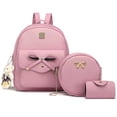 thumbnail image 1 of Minimochila K.E.J. Bowknot de piel, 3 unidades, para mujer, 1 of 7