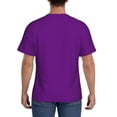 thumbnail image 3 of Vsdgher Purple Print Men's Dry Fit Mesh Athletic Shirts Moisture Wicking Tennis T-Shirt Tops, 3 of 9