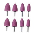 thumbnail image 4 of UPGRATOR 8 Pcs Petites Têtes de Broyage Rouges pour Outils Rotatifs 2.5x1.5x0.2in, 4 of 8