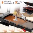 thumbnail image 4 of Folding Treadmill w/ Incline, 3.5HP Treadmill for Home w/ 330lb Capacity, 71 Programs, 4 of 10