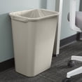 thumbnail image 4 of Staples COASTWIDE Soft Molded Wastebasket 10.25 Gallons Beige 20"H x 15 1/2"W x 11"D CW56434, 4 of 4