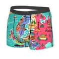 thumbnail image 2 of Disketp Cartoon Map Of Europe Men'S Boxer Briefs,Soft And Breathable Cotton Underwear With Comfortflex Waistband, 2 of 9