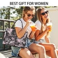 thumbnail image 3 of Large Capacity Tote Bag,Black and Pink Of Leopard Print Handbag Fashion Luxury Tote Bag,15.7"x13"x 5.1" Inches,Laptop Compatible, 3 of 3