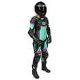 thumbnail image 3 of Cortech Revo Sport Air Womens Leather Motorcycle 1-Pc Suit Black/Turquoise XL, 3 of 4