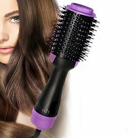 brush hair air styler styling salon electric straightener comb curl dryer ion negative blow ceramic volumizer step brushes