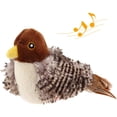 thumbnail image 1 of Juguetes para gatos para gatos de interior, juguete interactivo para gatos con sonido electrónico de pájaro canto real, juguetes de plumas para gatos con felpa suave para aliviar el aburrimiento Namotu CZCW-ZC490, 1 of 6