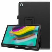 EpicGadget Case for Samsung Galaxy Tab A7 Lite 8.7'' (SM-T225/T220) - Lightweight Folding Folio PU Leather Stand Cover for Samsung Tab A7 Lite 8.7 Inch Tablet Released in 2021   1 Stylus (Black)