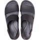 thumbnail image 3 of Sandalia Crocs Brooklyn Cuña Baja Negra/Champiñón 5 M, 3 of 6