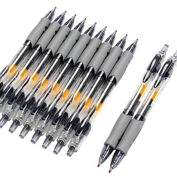 UALSRZL Retractable Gel Pen 0.5mm Fine Point, Quick Dry Smooth Writing Click Pen, Black Ink Exam Pen for School Office Supplies