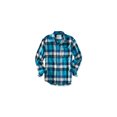 thumbnail image 1 of Camisa de franela brillante Aeropostale para hombre azul mediano, 1 of 1