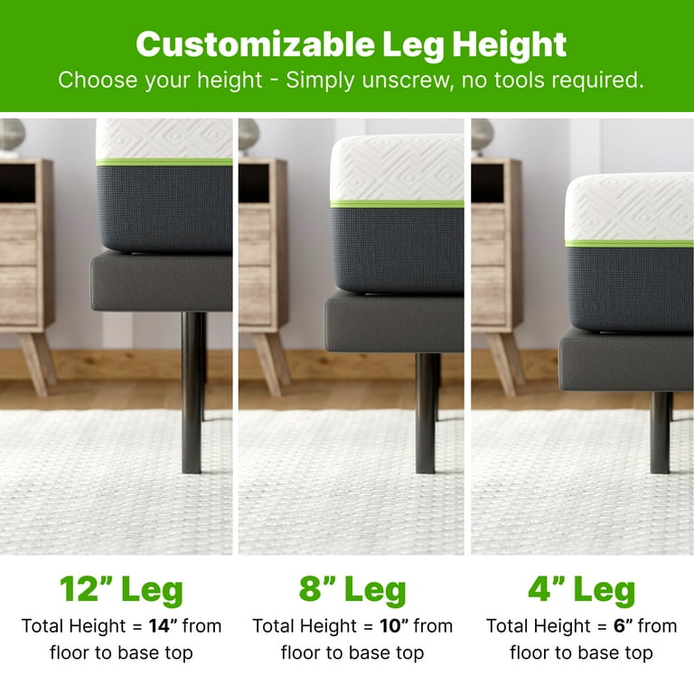 Ghostbed Adjustable Base with Massaging Zero Gravity Feature and