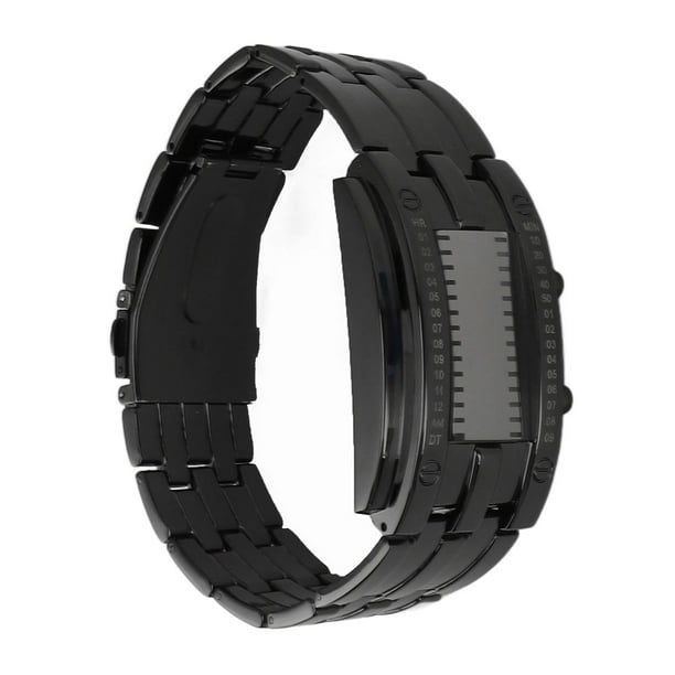 The One Leer Reloj Binario Reloj Binario Digital ANGGREK Negro