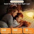 thumbnail image 5 of Lying Flat Duck Lamp, Soft Night Light with Cute DIY Gift, Dimmable LED Duck Light, 5 of 5