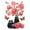 A, variant on 3D DIY Stereo Plant Vase Stickers Self-Adhesive Decoration Waterproof Vase Flower Stickers for Living Room Bedroom Decorations Refrigerator TV Wall Background Sofa Backdrop