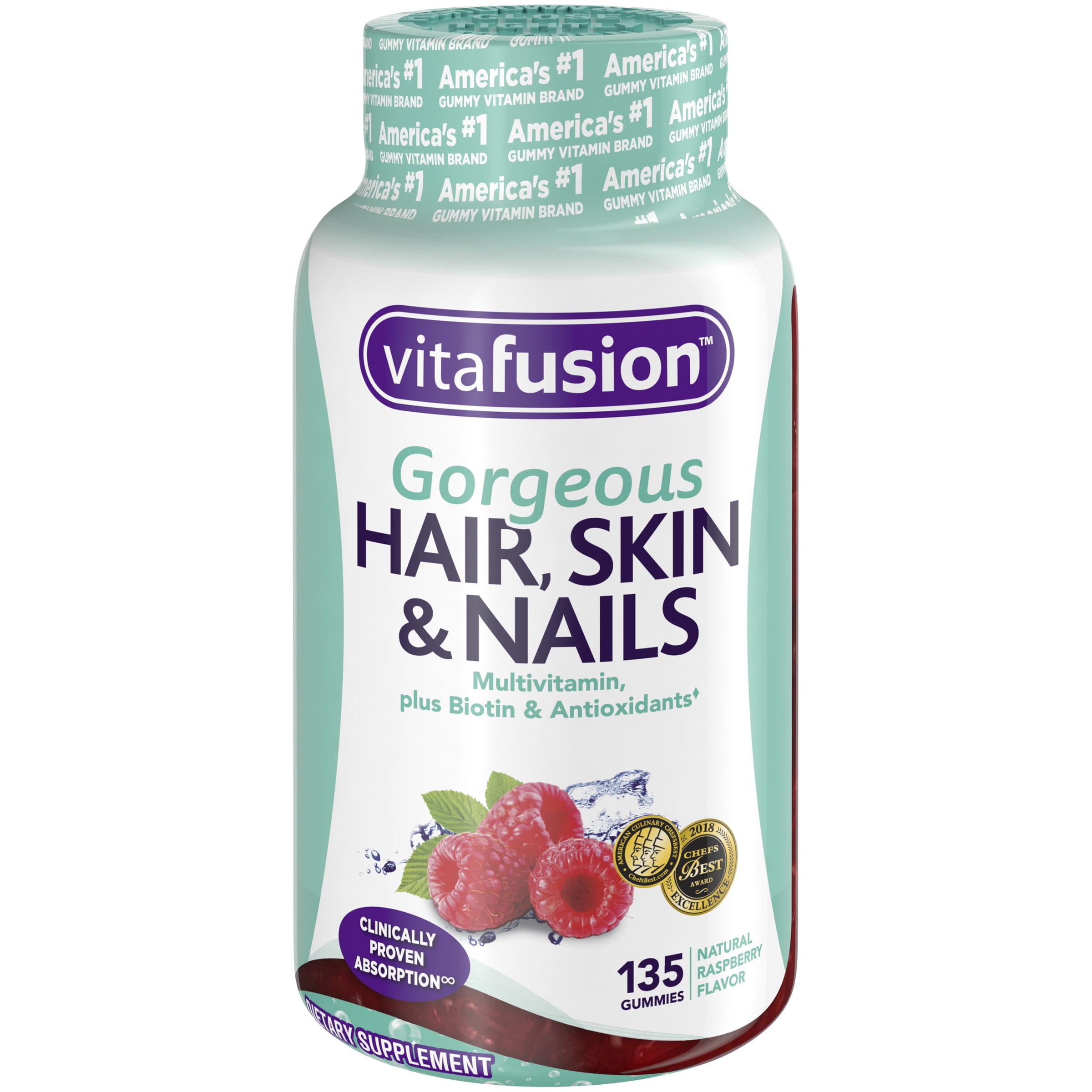 Vitafusion Hair, Skin & Nails Multivitamin Gummy Vitamins, 135ct