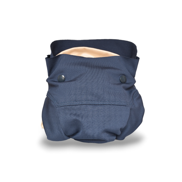 Pañal De Tela Para Bebé Midori Super Absorbente Unitalla Ajustable 3-16 kg Color Azul 1 Pieza