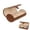 Brown, variant on 3 Slots Watch Travel Case Leather Watch Box Organizer Portable Watch Roll Storgae Pouch (Brown)