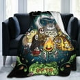 thumbnail image 2 of My Neighbor Totoro Blanket, Super Soft Anime Throw Blanket For Couch Sofa Bed, Cozy Lightweight Warm Flannel Blanket, 40"X30", 2 of 9