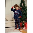 thumbnail image 3 of Family Christmas Pajamas, Syphoria 1PC Pajamas Set Long Sleeve Top and Pant Matching Family Christmas Pajamas Set, 3 of 6