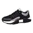 thumbnail image 2 of Fashion Men's Shoes, Breathable Durable Comfortable Versatile Casual Lightweight Sneakers for Camping Tennis Street Jogging Short Trips , Black 39, 2 of 9