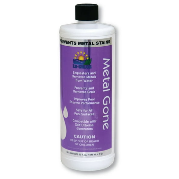 Lo-Chlor MG001-12 LO-MG-1 Metal Gone Pool Metal G1-Sequestering Agent, 1 Qt