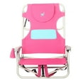 thumbnail image 4 of Ostrich Outdoor Beach Ladies Comfort and On-Your-Back Backpack Beach Chair, Pink, 4 of 5