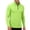 Green, variant on Men's Long Sleeve Athletic Shirts 1/4 Pullover Zip Quick Dry Sun Protection Rash Guard UPF 50  Outdoor Running T-Shirts with Zipper Pocket Big and Tall Size 4XL Gray