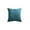 Blue, variant on Solid Velvet Throw Pillow Cover Soft Plush Cushion Case With Piping Edge And Hidden Zipper For Sofa Couch Bedroom Decor Cover Only 17.7 Inches