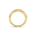 thumbnail image 4 of Diamond Princess 14kt Two-tone Rose Gold Mens Round Diamond Wedding Band Ring 1/5 Cttw, 4 of 4