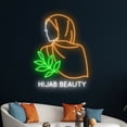 thumbnail image 4 of Handmadetneonsign Hijab Woman Face Led Sign, Hijab Beauty Neon Sign, Wall Decor, Face Girl Neon, 4 of 5