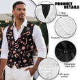 thumbnail image 7 of Uorisanigo Christmas Candy Cane Mens Vests Casual Size M V Neck Vest for Men Casual with Pockets Lightweight Waistcoat Suit Vest Fashion for Men, 7 of 7