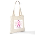 thumbnail image 6 of CafePress - Brest Cancer Survivor Tote Bag - Unisex Canvas Tote Bag, Beige, 1-Piece, 6 of 6