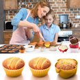 thumbnail image 4 of 24PCS Silicone Heat resistant Cup Mousse Cake Cup Cake Baking Mold DIY - style:style1, 4 of 5